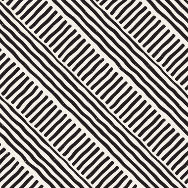 Elle çizilmiş sorunsuz yinelenen desen fayans hatları ile. Freehand mürekkep fırçası arka plan dokusu.