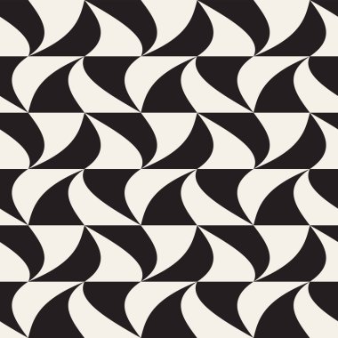 Vektör kusursuz desen. Modern stil soyut doku. Çizgili elementten geometrik fayanslar tekrarlanıyor