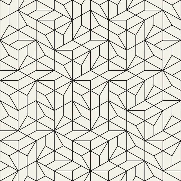 Vector Naadloos Patroon Moderne Stijlvolle Abstracte Textuur Herhaling Van Geometrische — Stockvector