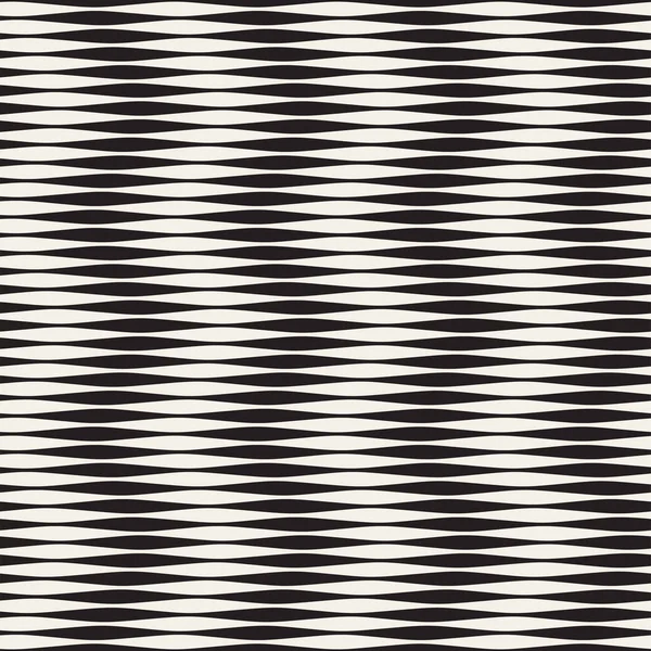 Wavy Stripes Vector Seamless Pattern Retro Wavy Engraving Texture Geometric — Stock Vector