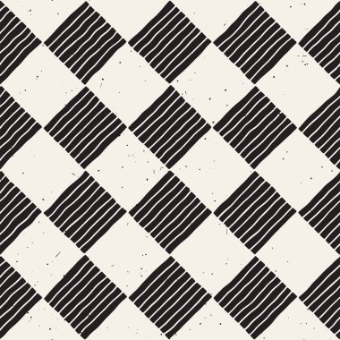 Elle çizilmiş sorunsuz yinelenen desen denetleyicisi ile döşeme hatları. Freehand mürekkep fırçası arka plan dokusu.