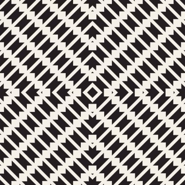 Kesintisiz yüzey geometrik tasarım. Yinelenen süsleme arka plan döşer. Vektör simetrik şekiller desen