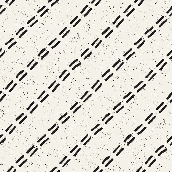Elle çizilmiş çizgiler seamless grungy modeli. Soyut geometrik yinelenen kiremit doku siyah beyaz.