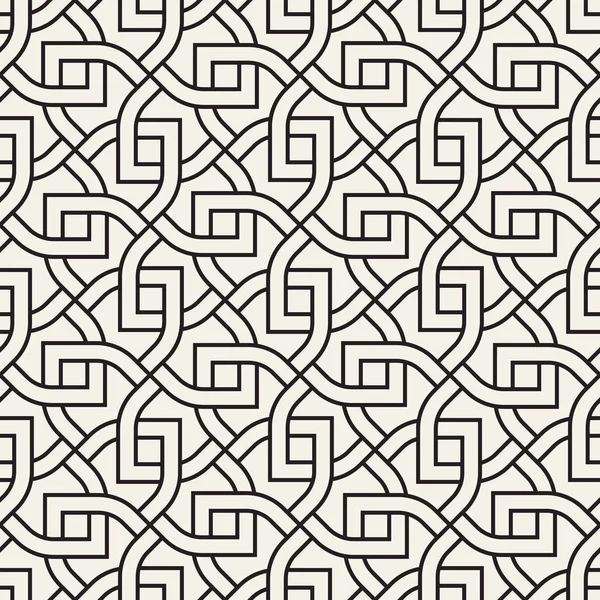 Vektör kusursuz desen. Modern stil soyut doku. Çizgili elementten geometrik fayanslar tekrarlanıyor