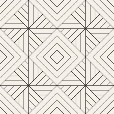 Vektör kusursuz desen. Modern stil soyut doku. Çizgili elementten geometrik fayanslar tekrarlanıyor
