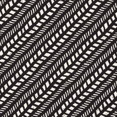 Basit mürekkep geometrik desen. Tek renkli siyah ve beyaz konturlar arka plan. Senin tasarı için doku fırça mürekkep el çekilmiş