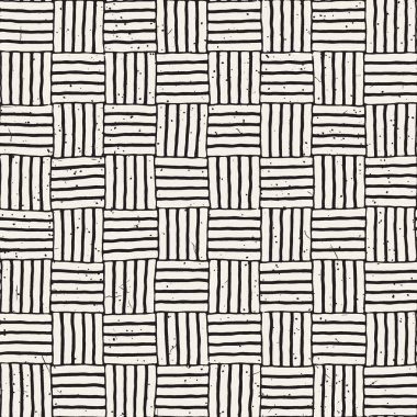 Elle çizilmiş sorunsuz yinelenen desen fayans hatları ile. Freehand mürekkep fırçası arka plan dokusu.