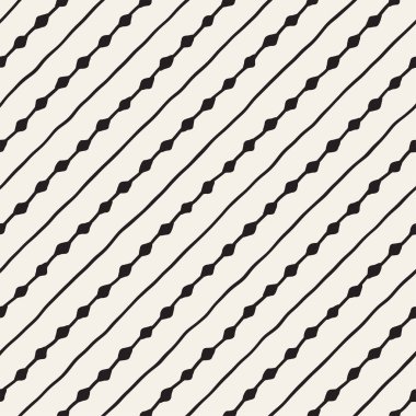 El çizimi pürüzsüz desen. Soyut geometrik şekiller arka plan siyah ve beyaz. Vektör etnik stil kirli dokusu.