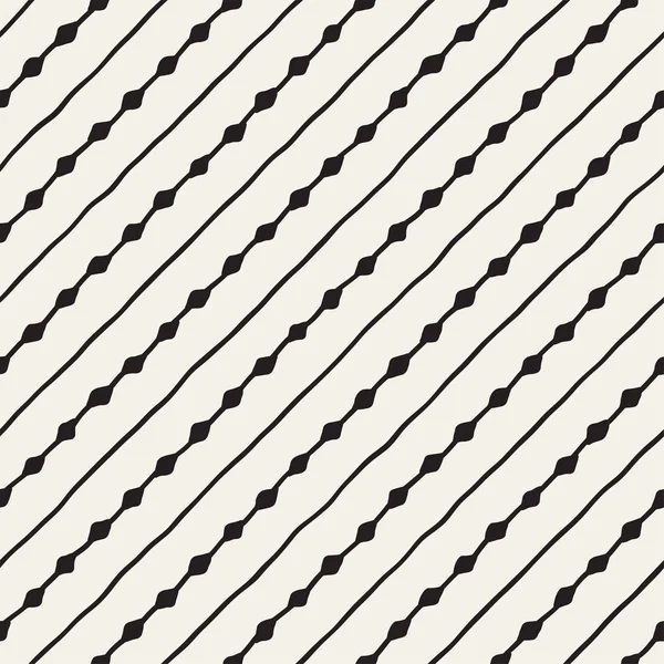 El çizimi pürüzsüz desen. Soyut geometrik şekiller arka plan siyah ve beyaz. Vektör etnik stil kirli dokusu.