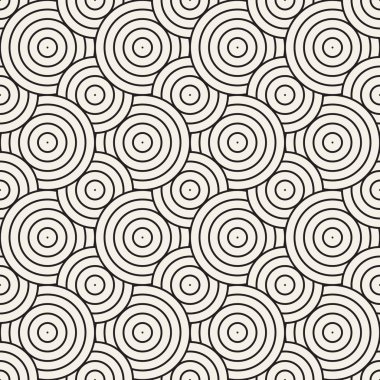 Vektör kusursuz desen. Modern stil soyut doku. Çizgili elementten geometrik fayanslar tekrarlanıyor