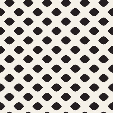 Vektör sorunsuz siyah ve beyaz dalgalı basit desen hatları. Geometrik arka plan