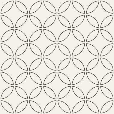 Vektör kusursuz desen. Modern stil soyut doku. Çizgili elementten geometrik fayanslar tekrarlanıyor