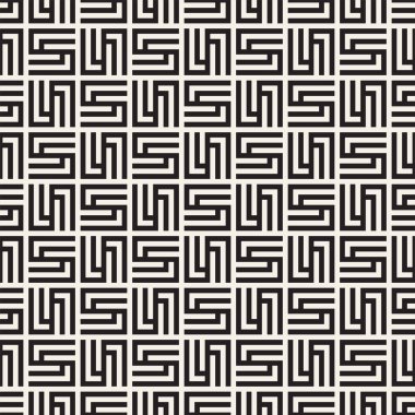 Vektörsüz ince kafes deseni. Monokrom sarmallı modern stil dokusu. Geometrik ızgara tekrarlanıyor. Basit grafik tasarım arkaplanı. 
