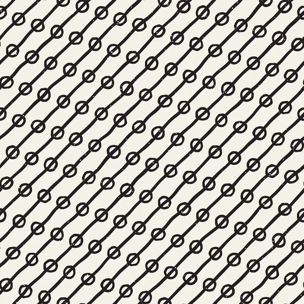 Ручной Рисунок Абстрактный Геометрический Фон Черном Белом Векторная Текстура Этническом — стоковый вектор