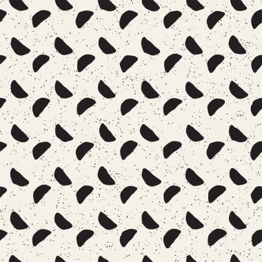 Elle çizilmiş çizgiler seamless grungy modeli. Soyut geometrik yinelenen kiremit doku siyah beyaz.