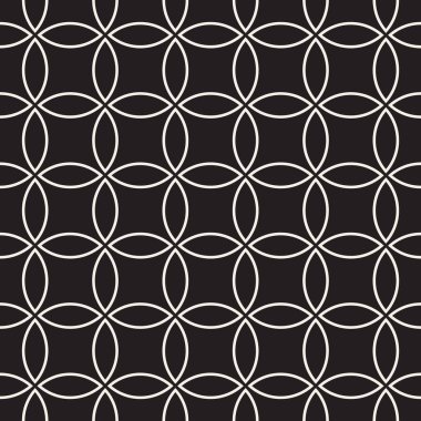 Vektör kusursuz desen. Modern stil soyut doku. Çizgili elementten geometrik fayanslar tekrarlanıyor