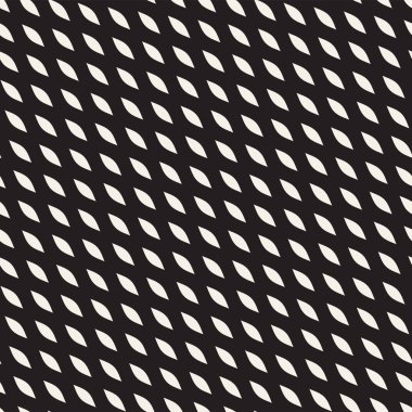 Vektör sorunsuz siyah ve beyaz dalgalı basit desen hatları. Geometrik arka plan