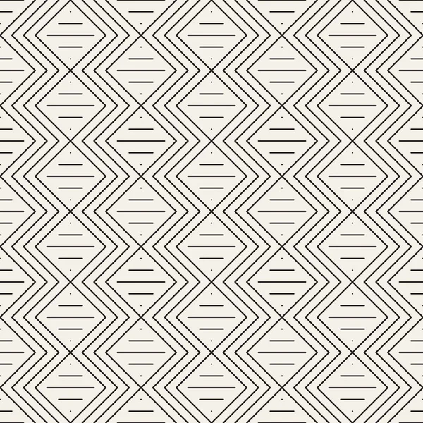 矢量无缝模式 现代风格的抽象纹理 用条纹元重复几何图形块 — 图库矢量图片