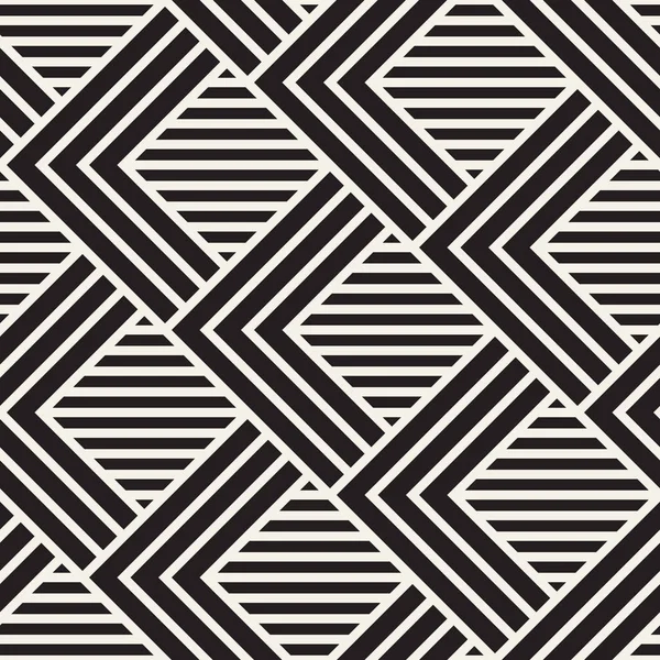 Vektör kusursuz desen. Modern stil soyut doku. Çizgili elementten geometrik fayanslar tekrarlanıyor