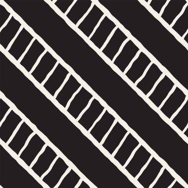 Basit mürekkep geometrik desen. Tek renkli siyah ve beyaz konturlar arka plan. Senin tasarı için doku fırça mürekkep el çekilmiş