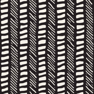 Basit mürekkep geometrik desen. Tek renkli siyah ve beyaz konturlar arka plan. Senin tasarı için doku fırça mürekkep el çekilmiş