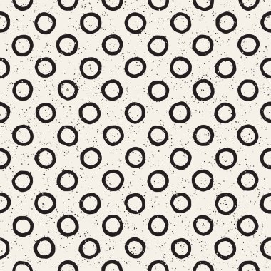 Elle çizilmiş çizgiler seamless grungy modeli. Soyut geometrik yinelenen kiremit doku siyah beyaz.