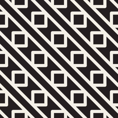 Vektör kusursuz desen. Modern stil soyut doku. Çizgili elementten geometrik fayanslar tekrarlanıyor