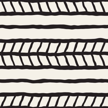 Basit mürekkep geometrik desen. Tek renkli siyah ve beyaz konturlar arka plan. Senin tasarı için doku fırça mürekkep el çekilmiş