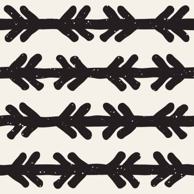 El çizimi pürüzsüz desen. Soyut geometrik şekiller arka plan siyah ve beyaz. Vektör etnik stil kirli dokusu.