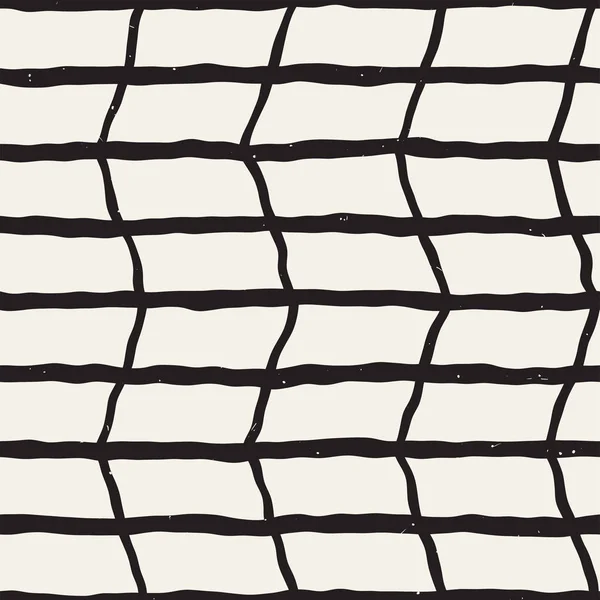 Einfaches Geometrisches Muster Mit Tinte Monochrom Schwarz Weiß Striche Hintergrund — Stockvektor