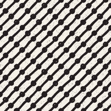 Elle çizilmiş çizgiler seamless grungy modeli. Soyut geometrik yinelenen kiremit doku siyah beyaz.