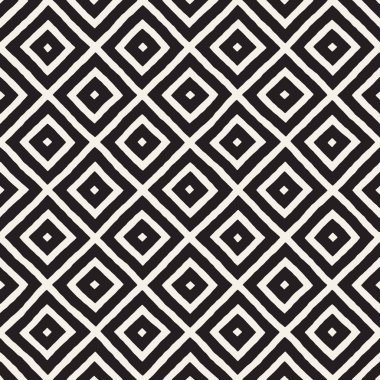 Elle çizilmiş sorunsuz yinelenen desen fayans hatları ile. Freehand mürekkep fırçası arka plan dokusu.