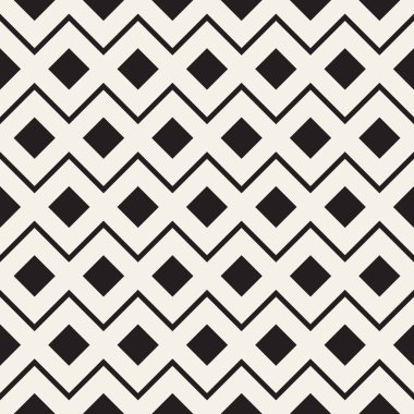 Vektör kusursuz desen. Modern stil soyut doku. Çizgili elementten geometrik fayanslar tekrarlanıyor 