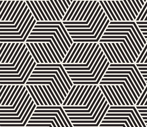 Vektör kusursuz desen. Modern stil soyut doku. Çizgili elementten geometrik fayanslar tekrarlanıyor 