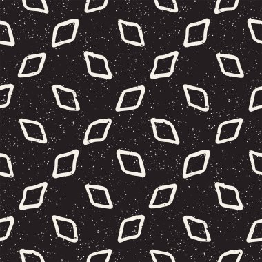 Elle çizilmiş çizgiler seamless grungy modeli. Soyut geometrik yinelenen kiremit doku siyah beyaz.