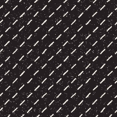 El çizimi pürüzsüz desen. Soyut geometrik şekiller arka plan siyah ve beyaz. Vektör etnik stil kirli dokusu.