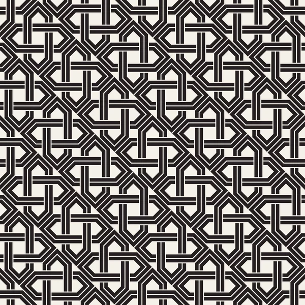 Vector Naadloos Patroon Moderne Stijlvolle Abstracte Textuur Herhaling Van Geometrische — Stockvector