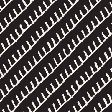 Basit mürekkep geometrik desen. Tek renkli siyah ve beyaz konturlar arka plan. Senin tasarı için doku fırça mürekkep el çekilmiş