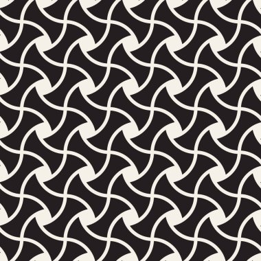 Vektör kusursuz desen. Modern stil soyut doku. Çizgili elementten geometrik fayanslar tekrarlanıyor