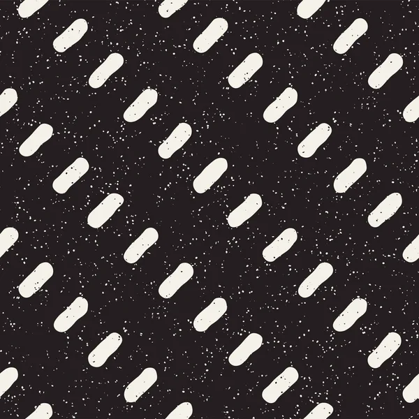 El çizimi pürüzsüz desen. Soyut geometrik şekiller arka plan siyah ve beyaz. Vektör etnik stil kirli dokusu.