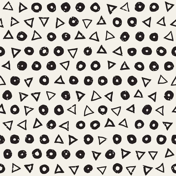 Elle çizilmiş siyah beyaz mürekkep soyut, pürüzsüz desen. Vektör stili grunge dokusu. Tek renkli geometrik dağınık şekiller boya fırça çizgileri