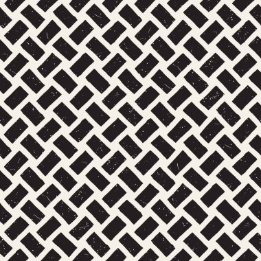 Elle çizilmiş sorunsuz yinelenen desen fayans hatları ile. Freehand mürekkep fırçası arka plan dokusu.