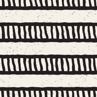 Basit mürekkep geometrik desen. Tek renkli siyah ve beyaz konturlar arka plan. Senin tasarı için doku fırça mürekkep el çekilmiş