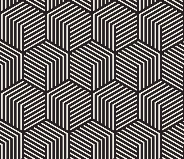 Vektör kusursuz desen. Modern stil soyut doku. Çizgili elementten geometrik fayanslar tekrarlanıyor