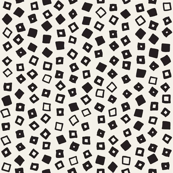 Elle çizilmiş siyah beyaz mürekkep soyut, pürüzsüz desen. Vektör stili grunge dokusu. Tek renkli geometrik dağınık şekiller boya fırça çizgileri