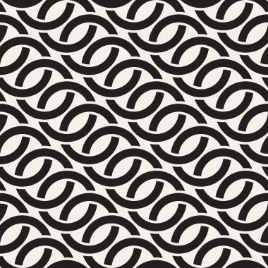 Vektör kusursuz desen. Modern stil soyut doku. Çizgili elementten geometrik fayanslar tekrarlanıyor