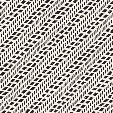 Basit mürekkep geometrik desen. Tek renkli siyah ve beyaz konturlar arka plan. Senin tasarı için doku fırça mürekkep el çekilmiş