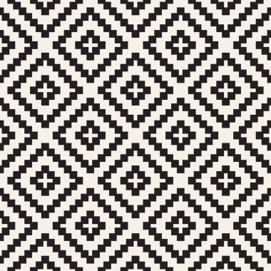 Kesintisiz yüzey geometrik tasarım. Yinelenen süsleme arka plan döşer. Vektör simetrik şekiller desen