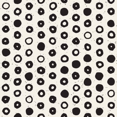 Elle çizilmiş siyah beyaz mürekkep soyut, pürüzsüz desen. Vektör stili grunge dokusu. Tek renkli geometrik dağınık şekiller boya fırça çizgileri