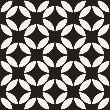 Vektörsüz mozaik çizgiler. Modern stil soyut doku. Çizgili elementlerle geometrik fayanslar tekrarlanıyor